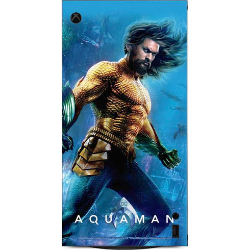 DC Comics Aquaman Movie Arthur Curry Poster XBox Series X Digital Edition Console Skin